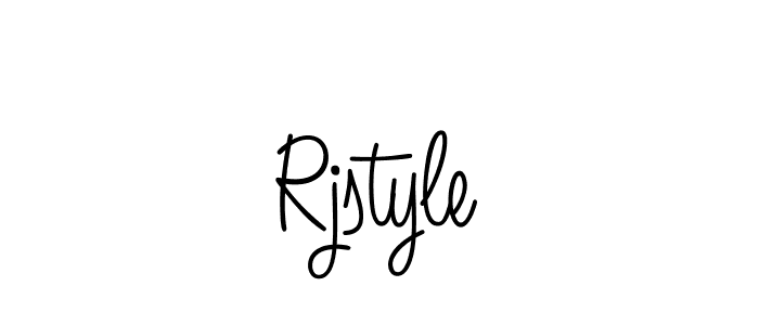You should practise on your own different ways (Angelique-Rose-font-FFP) to write your name (Rjstyle) in signature. don't let someone else do it for you. Rjstyle signature style 5 images and pictures png
