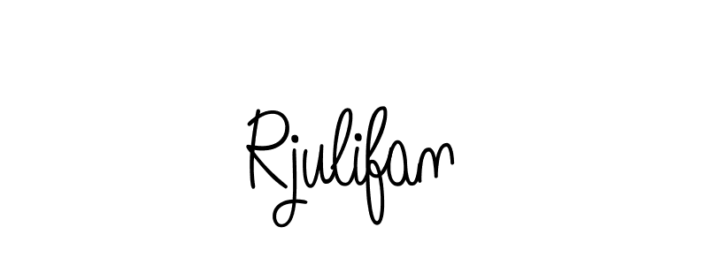 The best way (Angelique-Rose-font-FFP) to make a short signature is to pick only two or three words in your name. The name Rjulifan include a total of six letters. For converting this name. Rjulifan signature style 5 images and pictures png