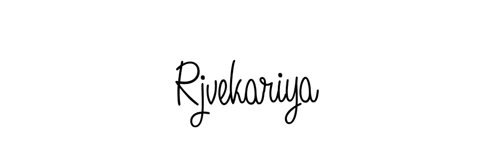 How to Draw Rjvekariya signature style? Angelique-Rose-font-FFP is a latest design signature styles for name Rjvekariya. Rjvekariya signature style 5 images and pictures png