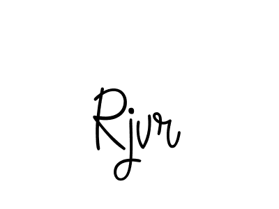 Also we have Rjvr name is the best signature style. Create professional handwritten signature collection using Angelique-Rose-font-FFP autograph style. Rjvr signature style 5 images and pictures png