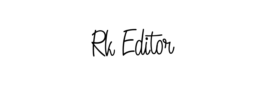 Angelique-Rose-font-FFP is a professional signature style that is perfect for those who want to add a touch of class to their signature. It is also a great choice for those who want to make their signature more unique. Get Rk Editor name to fancy signature for free. Rk Editor signature style 5 images and pictures png