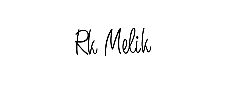 if you are searching for the best signature style for your name Rk Melik. so please give up your signature search. here we have designed multiple signature styles  using Angelique-Rose-font-FFP. Rk Melik signature style 5 images and pictures png