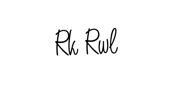 You can use this online signature creator to create a handwritten signature for the name Rk Rwl. This is the best online autograph maker. Rk Rwl signature style 5 images and pictures png