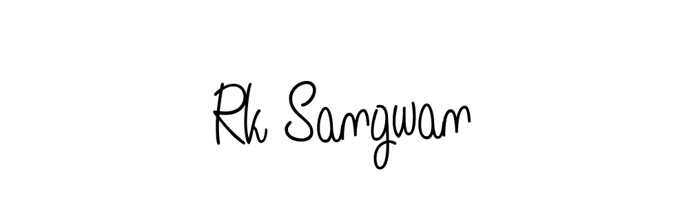 Make a short Rk Sangwan signature style. Manage your documents anywhere anytime using Angelique-Rose-font-FFP. Create and add eSignatures, submit forms, share and send files easily. Rk Sangwan signature style 5 images and pictures png