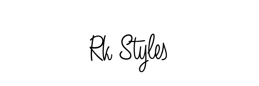 Angelique-Rose-font-FFP is a professional signature style that is perfect for those who want to add a touch of class to their signature. It is also a great choice for those who want to make their signature more unique. Get Rk Styles name to fancy signature for free. Rk Styles signature style 5 images and pictures png