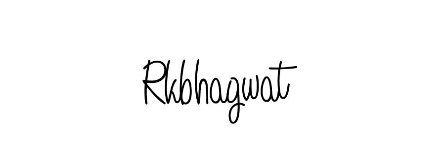 Create a beautiful signature design for name Rkbhagwat. With this signature (Angelique-Rose-font-FFP) fonts, you can make a handwritten signature for free. Rkbhagwat signature style 5 images and pictures png