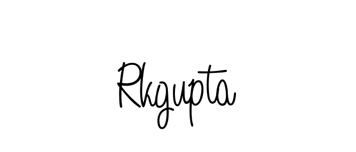 Design your own signature with our free online signature maker. With this signature software, you can create a handwritten (Angelique-Rose-font-FFP) signature for name Rkgupta. Rkgupta signature style 5 images and pictures png