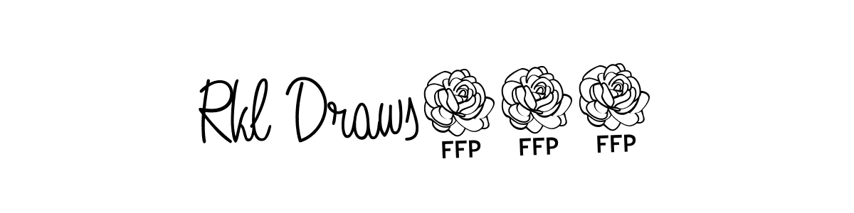 Design your own signature with our free online signature maker. With this signature software, you can create a handwritten (Angelique-Rose-font-FFP) signature for name Rkl Draws318. Rkl Draws318 signature style 5 images and pictures png