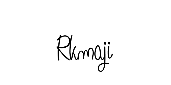Create a beautiful signature design for name Rkmaji. With this signature (Angelique-Rose-font-FFP) fonts, you can make a handwritten signature for free. Rkmaji signature style 5 images and pictures png