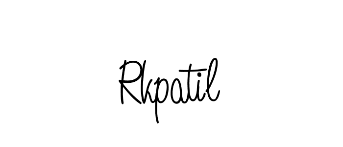 Also we have Rkpatil name is the best signature style. Create professional handwritten signature collection using Angelique-Rose-font-FFP autograph style. Rkpatil signature style 5 images and pictures png