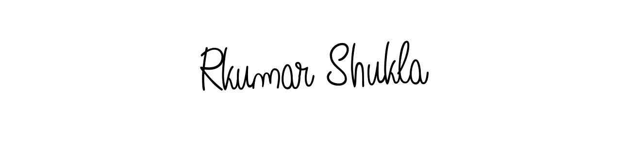 How to make Rkumar Shukla signature? Angelique-Rose-font-FFP is a professional autograph style. Create handwritten signature for Rkumar Shukla name. Rkumar Shukla signature style 5 images and pictures png