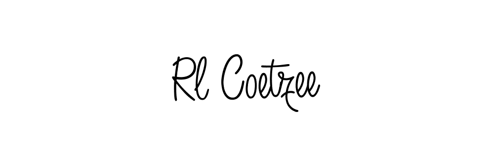 Also we have Rl Coetzee name is the best signature style. Create professional handwritten signature collection using Angelique-Rose-font-FFP autograph style. Rl Coetzee signature style 5 images and pictures png