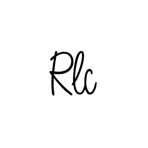 The best way (Angelique-Rose-font-FFP) to make a short signature is to pick only two or three words in your name. The name Rlc include a total of six letters. For converting this name. Rlc signature style 5 images and pictures png