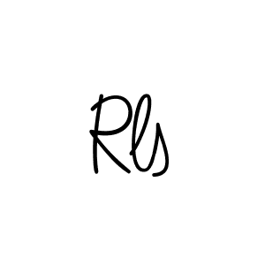 Make a beautiful signature design for name Rls. With this signature (Angelique-Rose-font-FFP) style, you can create a handwritten signature for free. Rls signature style 5 images and pictures png