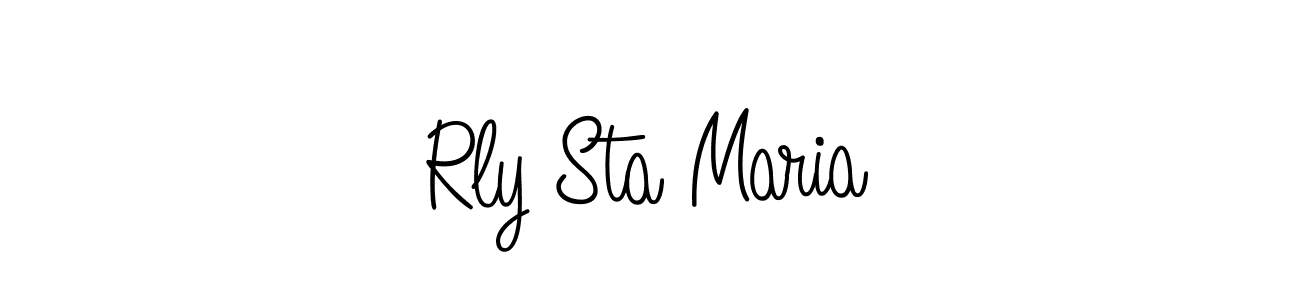 Angelique-Rose-font-FFP is a professional signature style that is perfect for those who want to add a touch of class to their signature. It is also a great choice for those who want to make their signature more unique. Get Rly Sta Maria name to fancy signature for free. Rly Sta Maria signature style 5 images and pictures png