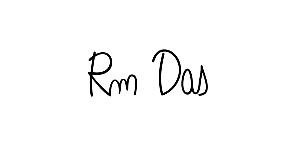Also we have Rm Das name is the best signature style. Create professional handwritten signature collection using Angelique-Rose-font-FFP autograph style. Rm Das signature style 5 images and pictures png