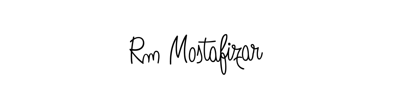 It looks lik you need a new signature style for name Rm Mostafizar. Design unique handwritten (Angelique-Rose-font-FFP) signature with our free signature maker in just a few clicks. Rm Mostafizar signature style 5 images and pictures png