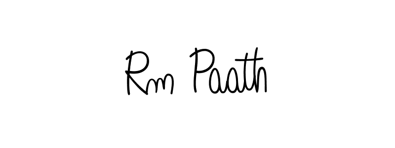 Best and Professional Signature Style for Rm Paath. Angelique-Rose-font-FFP Best Signature Style Collection. Rm Paath signature style 5 images and pictures png