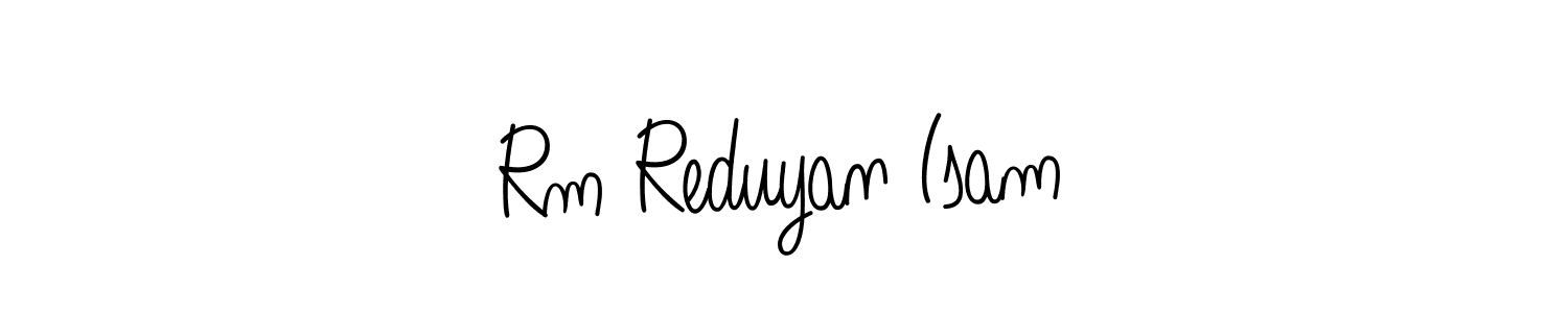 if you are searching for the best signature style for your name Rm Reduyan Isam. so please give up your signature search. here we have designed multiple signature styles  using Angelique-Rose-font-FFP. Rm Reduyan Isam signature style 5 images and pictures png