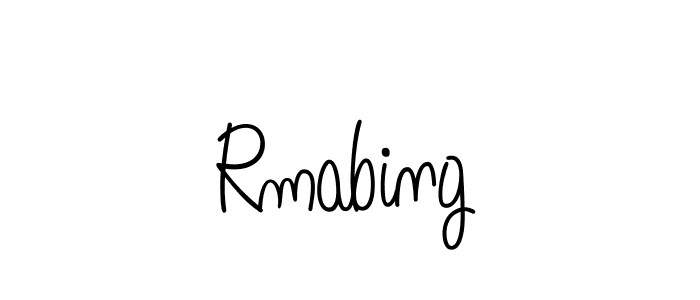 Also we have Rmabing name is the best signature style. Create professional handwritten signature collection using Angelique-Rose-font-FFP autograph style. Rmabing signature style 5 images and pictures png