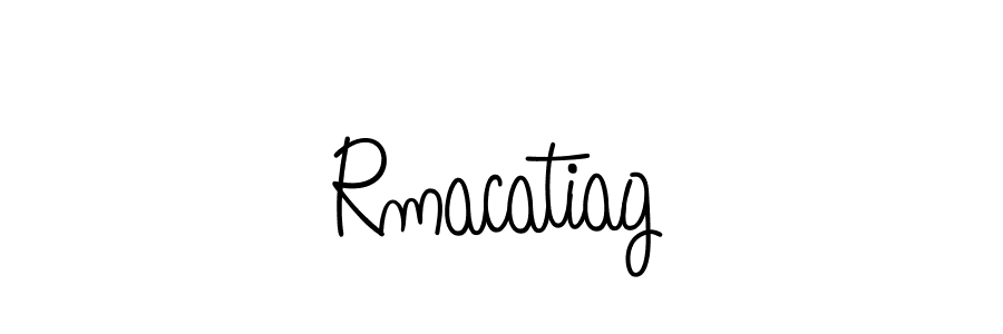 Make a beautiful signature design for name Rmacatiag. Use this online signature maker to create a handwritten signature for free. Rmacatiag signature style 5 images and pictures png