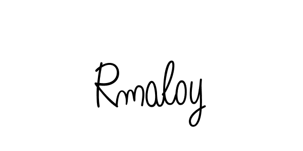 The best way (Angelique-Rose-font-FFP) to make a short signature is to pick only two or three words in your name. The name Rmaloy include a total of six letters. For converting this name. Rmaloy signature style 5 images and pictures png