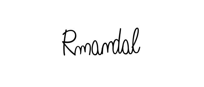 Create a beautiful signature design for name Rmandal. With this signature (Angelique-Rose-font-FFP) fonts, you can make a handwritten signature for free. Rmandal signature style 5 images and pictures png