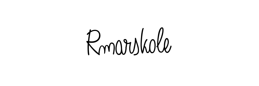 Similarly Angelique-Rose-font-FFP is the best handwritten signature design. Signature creator online .You can use it as an online autograph creator for name Rmarskole. Rmarskole signature style 5 images and pictures png