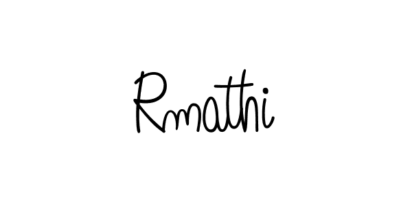 Create a beautiful signature design for name Rmathi. With this signature (Angelique-Rose-font-FFP) fonts, you can make a handwritten signature for free. Rmathi signature style 5 images and pictures png