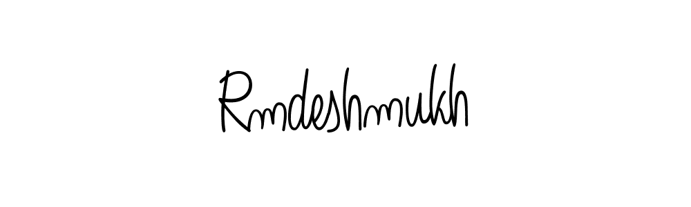 Rmdeshmukh stylish signature style. Best Handwritten Sign (Angelique-Rose-font-FFP) for my name. Handwritten Signature Collection Ideas for my name Rmdeshmukh. Rmdeshmukh signature style 5 images and pictures png