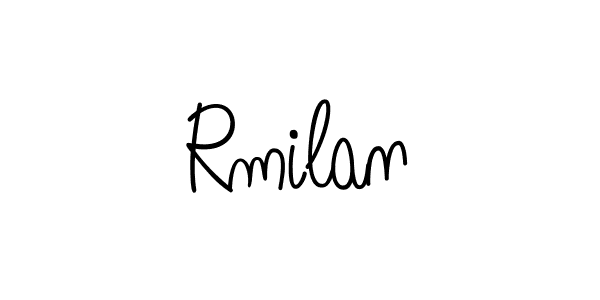 Once you've used our free online signature maker to create your best signature Angelique-Rose-font-FFP style, it's time to enjoy all of the benefits that Rmilan name signing documents. Rmilan signature style 5 images and pictures png