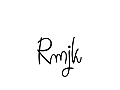Once you've used our free online signature maker to create your best signature Angelique-Rose-font-FFP style, it's time to enjoy all of the benefits that Rmjk name signing documents. Rmjk signature style 5 images and pictures png