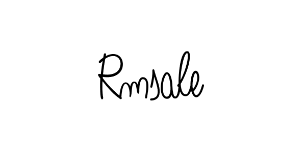 Create a beautiful signature design for name Rmsale. With this signature (Angelique-Rose-font-FFP) fonts, you can make a handwritten signature for free. Rmsale signature style 5 images and pictures png