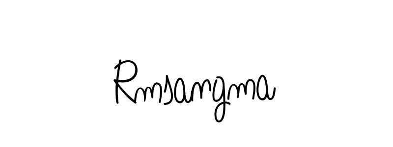 Rmsangma stylish signature style. Best Handwritten Sign (Angelique-Rose-font-FFP) for my name. Handwritten Signature Collection Ideas for my name Rmsangma. Rmsangma signature style 5 images and pictures png