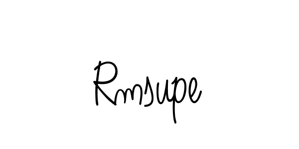 Also we have Rmsupe name is the best signature style. Create professional handwritten signature collection using Angelique-Rose-font-FFP autograph style. Rmsupe signature style 5 images and pictures png