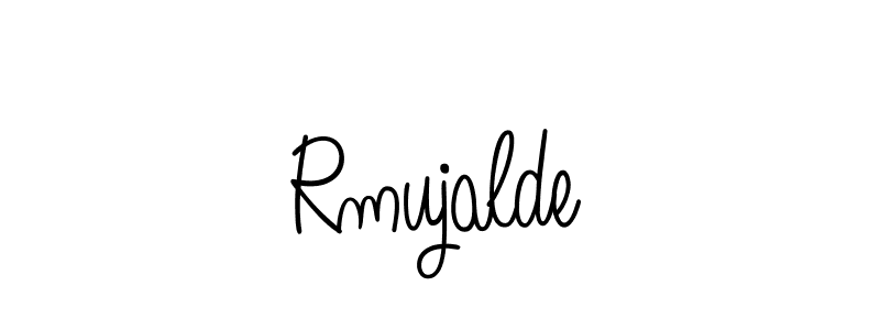 You can use this online signature creator to create a handwritten signature for the name Rmujalde. This is the best online autograph maker. Rmujalde signature style 5 images and pictures png