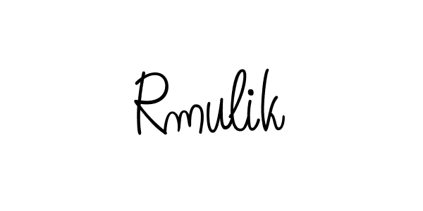 Design your own signature with our free online signature maker. With this signature software, you can create a handwritten (Angelique-Rose-font-FFP) signature for name Rmulik. Rmulik signature style 5 images and pictures png