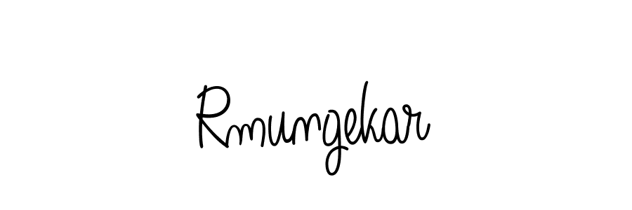 How to make Rmungekar name signature. Use Angelique-Rose-font-FFP style for creating short signs online. This is the latest handwritten sign. Rmungekar signature style 5 images and pictures png