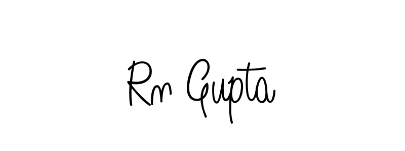 Rn Gupta stylish signature style. Best Handwritten Sign (Angelique-Rose-font-FFP) for my name. Handwritten Signature Collection Ideas for my name Rn Gupta. Rn Gupta signature style 5 images and pictures png