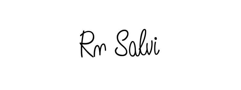 Also You can easily find your signature by using the search form. We will create Rn Salvi name handwritten signature images for you free of cost using Angelique-Rose-font-FFP sign style. Rn Salvi signature style 5 images and pictures png