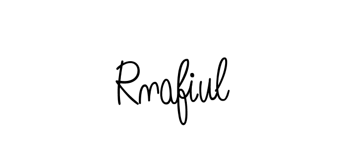 Rnafiul stylish signature style. Best Handwritten Sign (Angelique-Rose-font-FFP) for my name. Handwritten Signature Collection Ideas for my name Rnafiul. Rnafiul signature style 5 images and pictures png