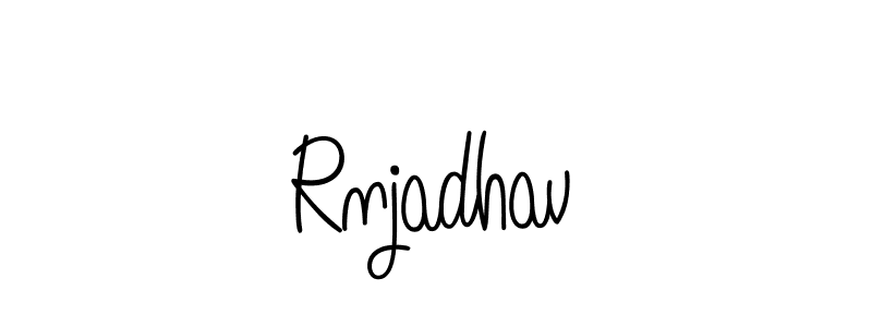 Best and Professional Signature Style for Rnjadhav. Angelique-Rose-font-FFP Best Signature Style Collection. Rnjadhav signature style 5 images and pictures png