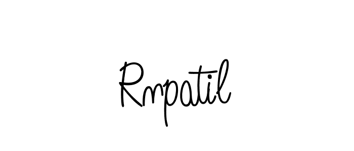 Rnpatil stylish signature style. Best Handwritten Sign (Angelique-Rose-font-FFP) for my name. Handwritten Signature Collection Ideas for my name Rnpatil. Rnpatil signature style 5 images and pictures png