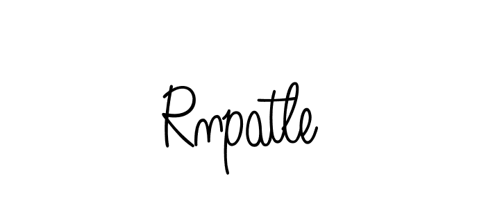 Design your own signature with our free online signature maker. With this signature software, you can create a handwritten (Angelique-Rose-font-FFP) signature for name Rnpatle. Rnpatle signature style 5 images and pictures png