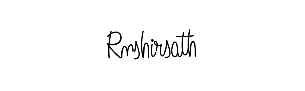 How to make Rnshirsath name signature. Use Angelique-Rose-font-FFP style for creating short signs online. This is the latest handwritten sign. Rnshirsath signature style 5 images and pictures png