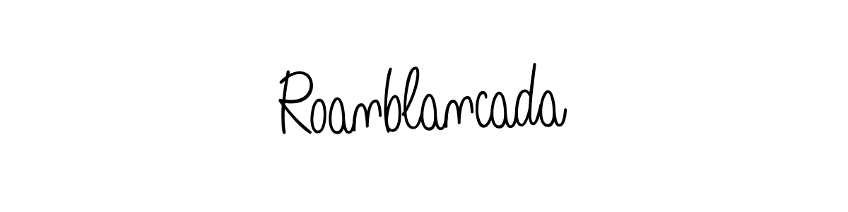 You can use this online signature creator to create a handwritten signature for the name Roanblancada. This is the best online autograph maker. Roanblancada signature style 5 images and pictures png