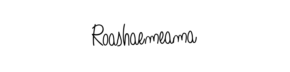 Check out images of Autograph of Roashaemeama name. Actor Roashaemeama Signature Style. Angelique-Rose-font-FFP is a professional sign style online. Roashaemeama signature style 5 images and pictures png