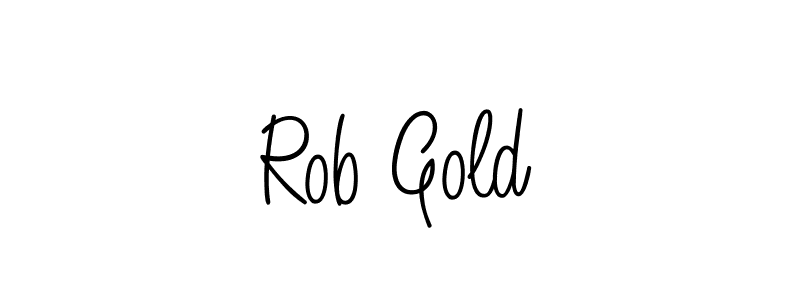 Make a beautiful signature design for name Rob Gold. With this signature (Angelique-Rose-font-FFP) style, you can create a handwritten signature for free. Rob Gold signature style 5 images and pictures png