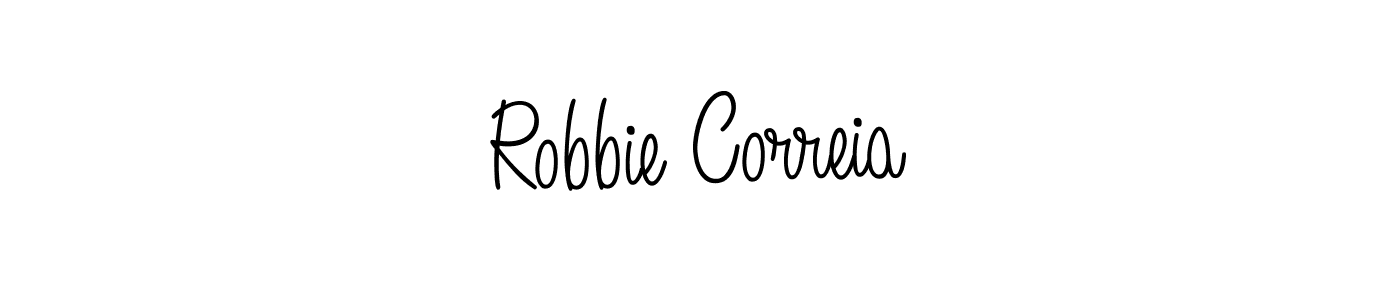 How to Draw Robbie Correia signature style? Angelique-Rose-font-FFP is a latest design signature styles for name Robbie Correia. Robbie Correia signature style 5 images and pictures png
