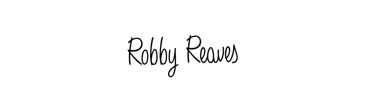 Create a beautiful signature design for name Robby Reaves. With this signature (Angelique-Rose-font-FFP) fonts, you can make a handwritten signature for free. Robby Reaves signature style 5 images and pictures png